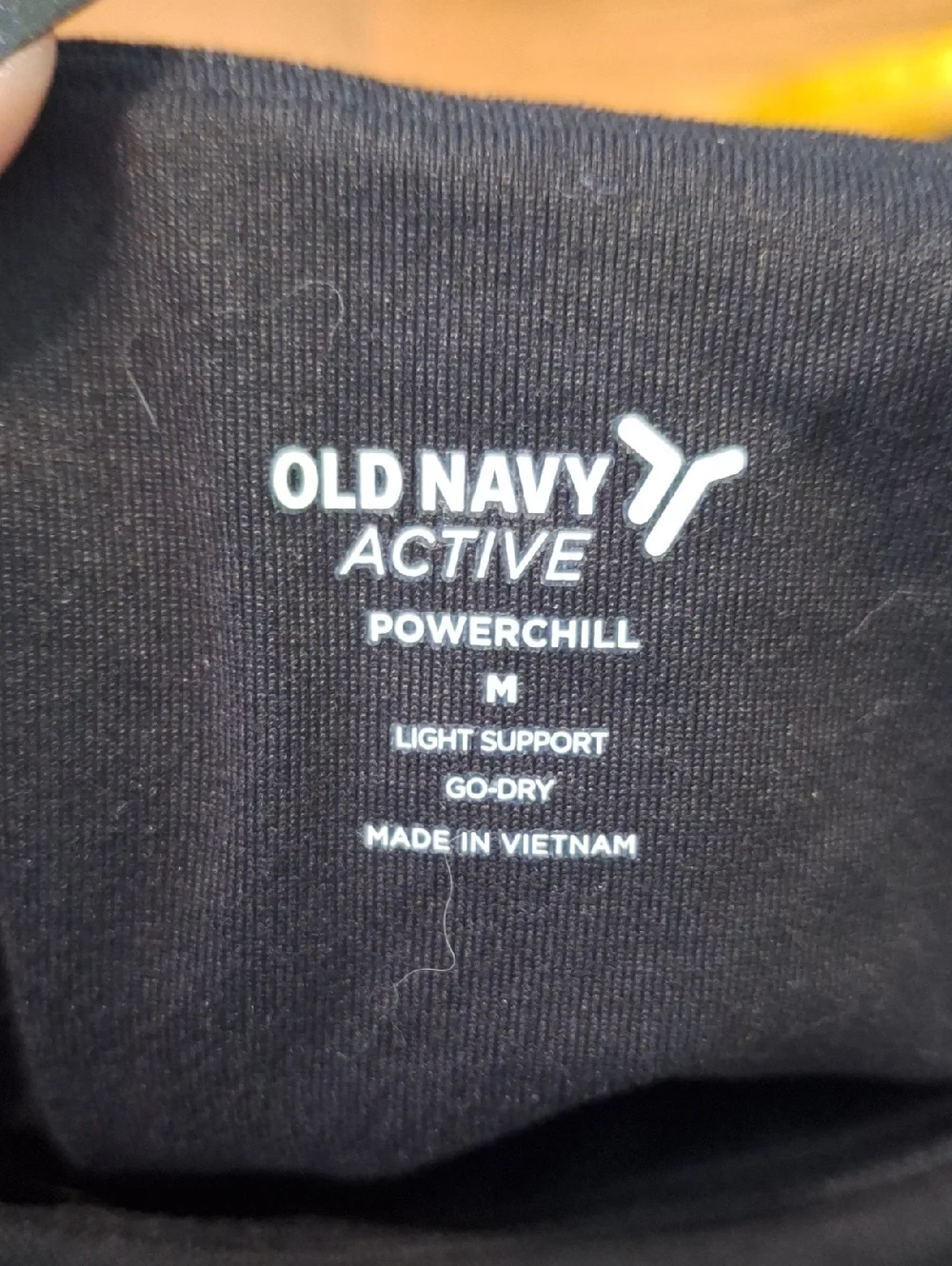 Nwt Old Navy Active Powerchill Black Tank Top Size Medium - Picture 4 of 4